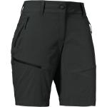 Graue Schöffel Stretch-Shorts mit Reißverschluss aus Nylon für Damen Größe M 
