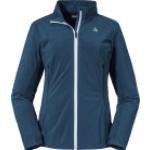 Schöffel Softshell Jacket Avdalen Blau, Damen Ponchos & Capes, Größe 38 - Farbe Dress Blues %SALE 40%