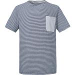 Blaue Schöffel Bio T-Shirts für Herren Übergrößen für den für den Sommer 