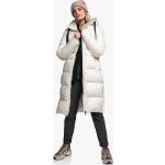 Reduzierte Weiße Wasserdichte Winddichte Schöffel Maxi Daunenmäntel lang mit Reißverschluss für Damen Größe XS für den für den Winter 