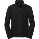 Schwarze Atmungsaktive Schöffel Stehkragen 3-in-1 Jacken mit Reißverschluss aus Fleece für Herren Übergrößen 