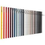 Reduzierte Neonpinke Schönbuch Wandgarderoben Design gebeizt aus Holz Breite 150-200cm, Höhe 150-200cm, Tiefe 0-50cm 