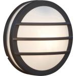 Anthrazitfarbene LUTEC Außenwandleuchten & Außenwandlampen aus Acrylglas dimmbar E27 