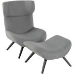 Dunkelgraue Schöner Wohnen Lounge Sessel aus Aluminium rostfrei Breite 50-100cm, Höhe 100-150cm, Tiefe 50-100cm 