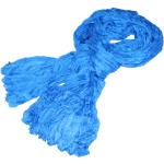 Unifarbene Nachhaltige Crinkle-Schals aus Seide Handwäsche für Damen 