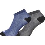 Scholl 2 Paar Socken Herren Sneaker, Cool Line, Hochwertige Garne aus Baumwolle und Polyester, Lycra-Faser (Navy/Anthrazit, 43-46)