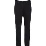 Reduzierte Schwarze Bestickte Schott NYC Slim Fit Jeans mit Reißverschluss aus Baumwolle maschinenwaschbar für Herren Weite 34, Länge 34 