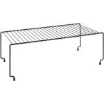 Schwarze Gravidus Küchenschrank Organizer aus Metall stapelbar Breite 0-50cm, Höhe 0-50cm, Tiefe 0-50cm 