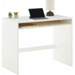 Schreibtisch alice mit Ablagefach in weiß