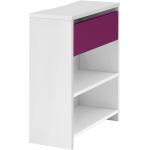Schreibtisch-Anbauregal - rosa/pink - 25 cm - 72 cm - 67 cm - Regale > Bücherregale