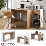 Vicco Computertische aus Holz ausziehbar 