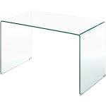 Fredriks Glasschreibtische aus Glas Breite 100-150cm, Höhe 50-100cm, Tiefe 50-100cm 