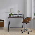 Reduzierte Braune Moderne Schreibtische & Arbeitstische aus Holz klappbar Breite 50-100cm, Höhe 50-100cm 