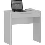 Weiße Moderne Franco Möbel Rechteckige Computertische Lackierte aus MDF mit Schublade Breite 50-100cm, Höhe 50-100cm, Tiefe 0-50cm 
