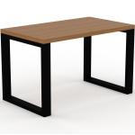Schreibtisch Massivholz Eiche, Holz - Moderner Massivholz-Schreibtisch: Einzigartiges Design - 120 x 75 x 70 cm, konfigurierbar