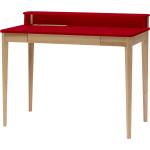 Rote Moderne Norrwood Massivholz Schreibtische aus Massivholz Breite 50-100cm, Höhe 100-150cm, Tiefe 50-100cm 
