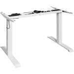 Weiße Furnitive Schreibtisch-Gestelle aus Metall Breite 100-150cm, Höhe 50-100cm, Tiefe 50-100cm 