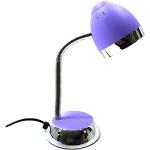 Violette Dapo Nachttischlampen & Nachttischleuchten aus Chrom E14 