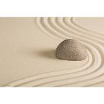 Reduzierte Sandfarbene Schreibtischunterlagen & Schreibunterlagen mit Zen-Motiv aus Kunststoff 
