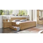 Reduzierte Betten Landhausstil aus Massivholz mit Schublade 180x200 
