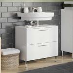 Weiße Moderne Möbel Exclusive Badezimmerschränke & Badschränke aus MDF mit Schublade Breite 50-100cm, Höhe 50-100cm, Tiefe 0-50cm 