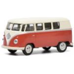Rote Schuco Volkswagen / VW Bulli / T1 Spielzeug Busse 