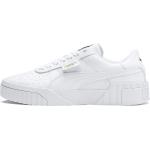 Reduzierte Weiße Puma Cali Sneaker & Turnschuhe Größe 40,5 