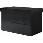 Reduzierte Schwarze Schuhbänke & Sitzbänke Flur aus Melamin mit Schublade Breite 50-100cm, Höhe 0-50cm, Tiefe 0-50cm 