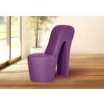 Cremefarbene Moderne Fun-Möbel Designersessel aus Kunstleder Breite 0-50cm, Höhe 50-100cm, Tiefe 50-100cm 