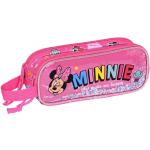 Rosa Minnie Mouse Entenhausen Minnie Maus Federtaschen & Federmappen mit Reißverschluss 