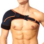 Akozon Schulterbandage Verstellbare Schulter Unterstützung Bandage Atmungsaktive Neopren Schulterstütze für Schulterschmerzen Arthritische Schultern, für Linke/Rechte Schulter, Männer/Frauen