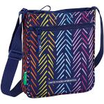 Bunte United Colors of Benetton Messenger Bags & Kuriertaschen mit Reißverschluss mit Außentaschen klein 