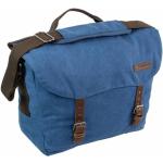 Blaue Messenger Bags & Kuriertaschen mit Schnalle aus Polyester mit Laptopfach 
