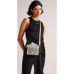 Silberne Ted Baker Nachhaltige Lederhandtaschen aus Leder für Damen 