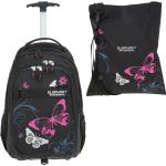 Pinke Elephant Rucksack-Trolleys für Mädchen zum Schulanfang 