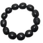 Schwarze Elegante Edelstein Armbänder Polierte handgemacht für Damen 