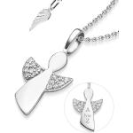 Nickelfreie Silberne Silberketten mit Namen aus Silber mit Zirkonia personalisiert für Kinder für Zeremonien 