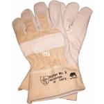 Reduzierte Weiße Keiler Gefütterte Handschuhe aus Leder Größe 5 für den für den Winter 