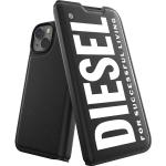 Schwarze Motiv Diesel iPhone 14 Hüllen aus Leder 