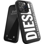 Schwarze Diesel iPhone 14 Pro Hüllen aus Leder 