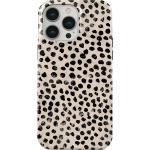 Cremefarbene Elegante iPhone 14 Pro Hüllen mit Muster 