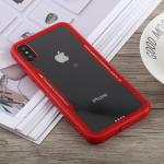 Rote iPhone X/XS Cases durchsichtig aus Silikon 
