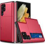 Rote Samsung Galaxy S22 Ultra Hüllen Art: Bumper Cases durchsichtig aus Kunststoff klein 