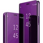 Reduzierte Lila Samsung Galaxy S21 5G Hüllen Art: Flip Cases mit Bildern mit Spiegel 