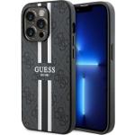 Schutzhülle Guess hardcase 4G Printed Stripes MagSafe für iPhone 14 Pro, Schwarz