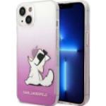 Pinke Karl Lagerfeld Karl iPhone Hüllen Art: Hard Cases mit Tiermotiv aus Polycarbonat 