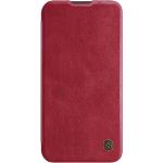 Rote Nillkin iPhone 14 Pro Hüllen Art: Flip Cases aus Leder 