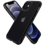Schwarze Spigen iPhone 12 Hüllen durchsichtig aus Polycarbonat mini 
