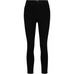 Schwarze HUGO BOSS BOSS High Waist Jeans aus Denim für Damen Größe XXL 