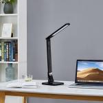 Reduzierte Schwarze Moderne Lindby Schreibtischlampen aus Kunststoff 